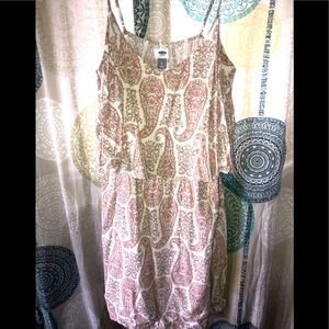 Women’s size Large paisley print dress